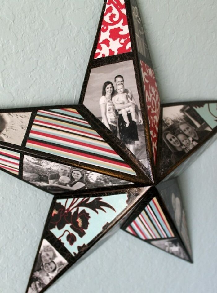 DIY Photo Collage Star