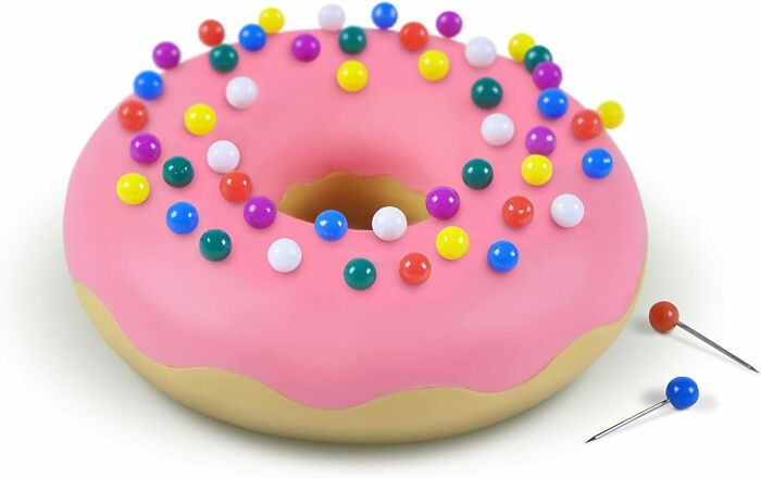 donut push pin holder