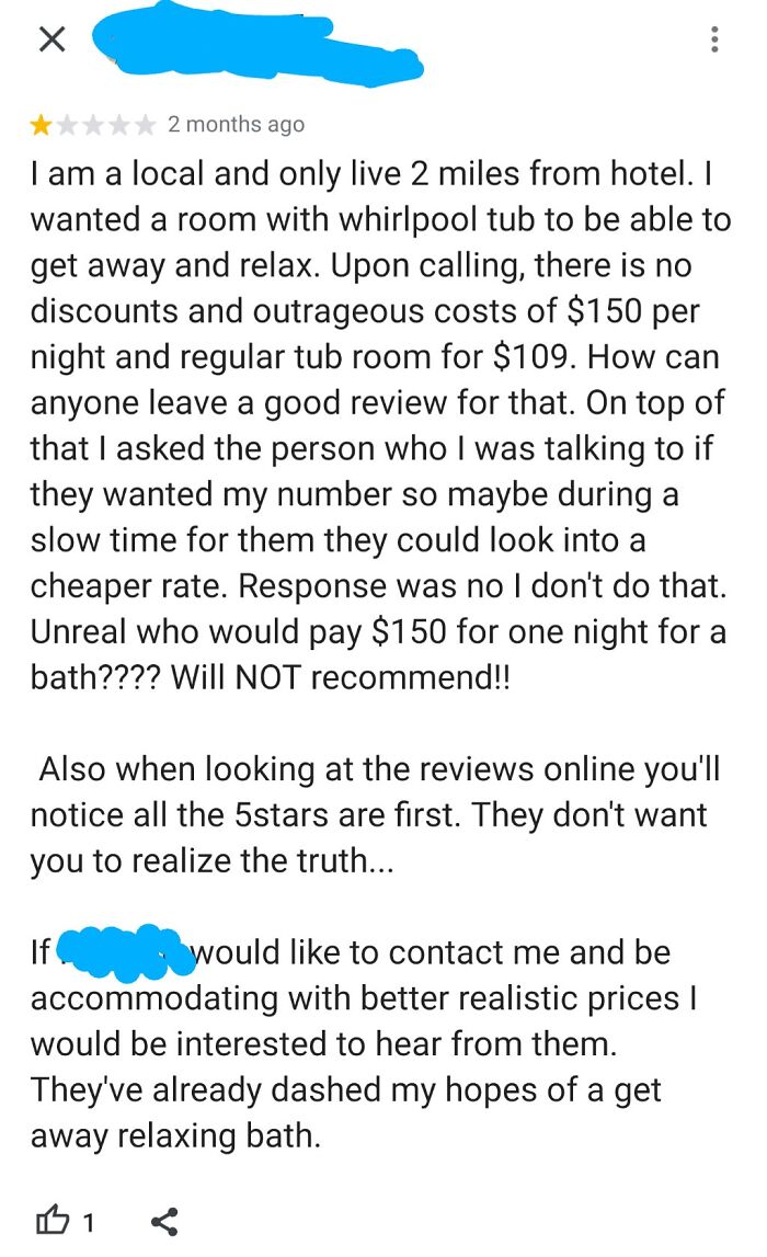 This Review For A Hotel