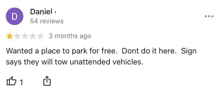 A Grocery Store Downtown In My City Has A Number Of 1-Star Google Reviews Because They Don’t Allow People To Park In The Very Tiny Parking Lot To Go Eat And Shop Elsewhere