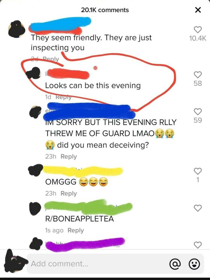 "Looks Can Be A Little This Evening "