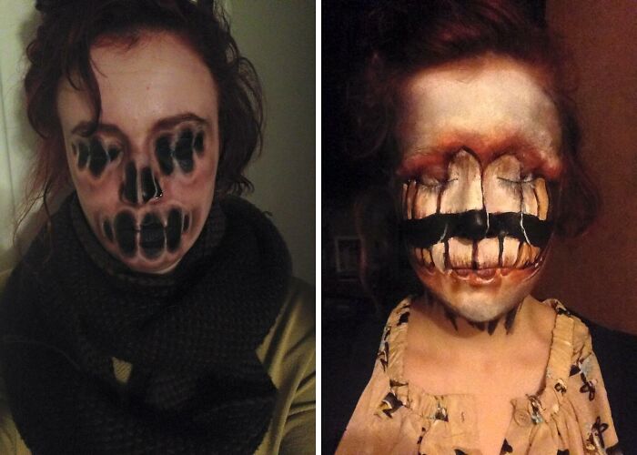 I Have Been Playing Around With Face Painting Since Last Halloween. Here Are A Few Of My Favorite Ones!