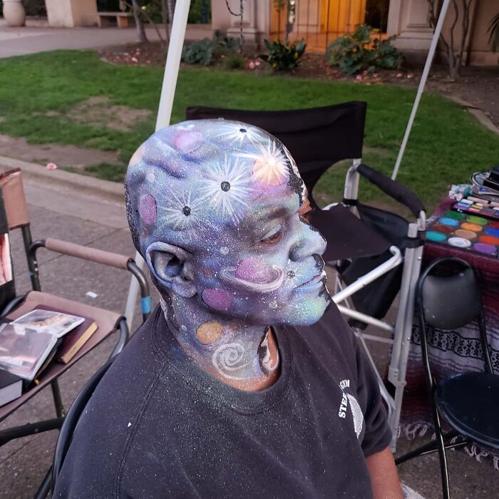 No Title, Facepainting, Anonymous Artist In Balboa Park