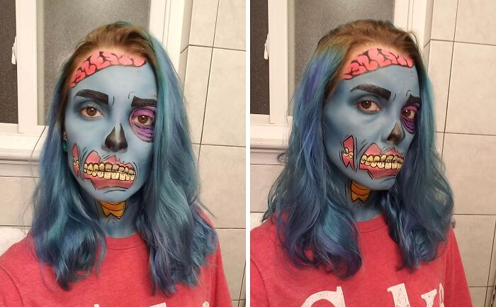 Tried My Hand At A Pop Art Zombie