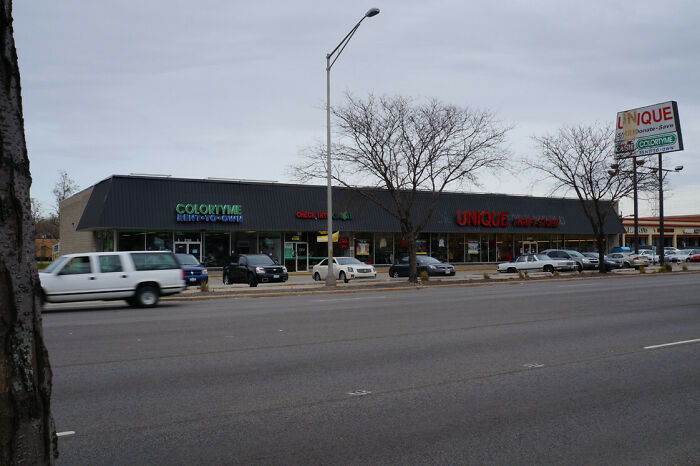 A Strip Mall In Joliet, Illinois