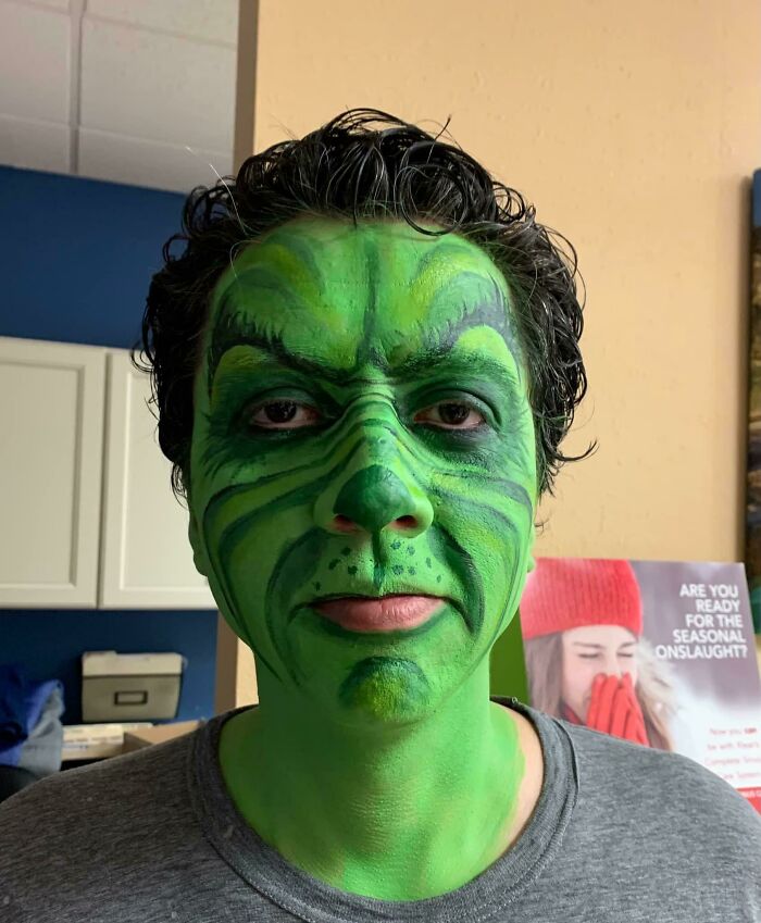 Painted The Grinch Last Christmas