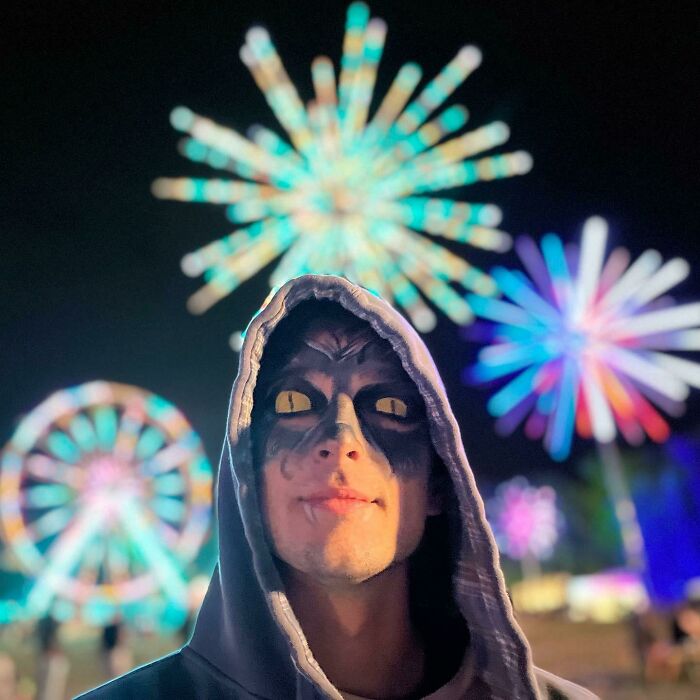 Werewolf At Night. So Many Festival Goers Were Jumping Scared When They Saw Me