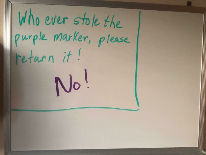 A Lot Of Empty Space In That Box, Almost As If A Response Was Planned To Be There