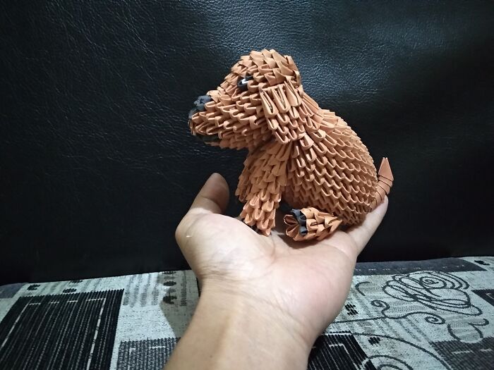 Papercraft 3D Origami Baby