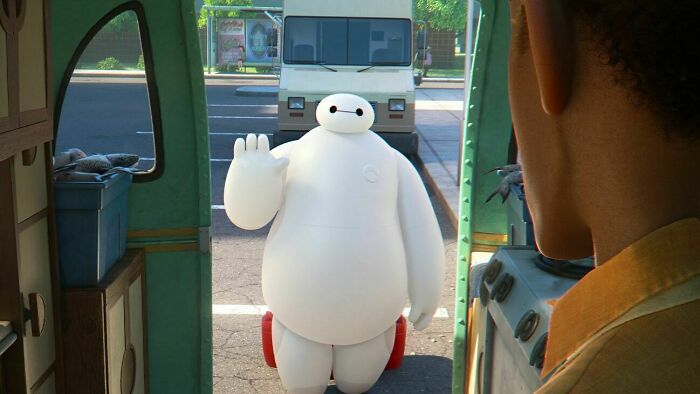 Baymax waving 