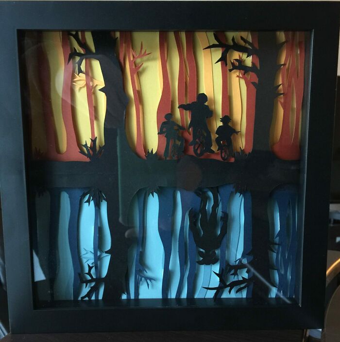 Stranger Things 3D Paper Art
