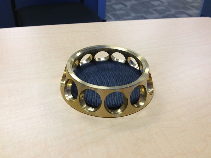 I Repurposed Some Scrap At Work Into A New Coaster/Cup Holder For My Desk