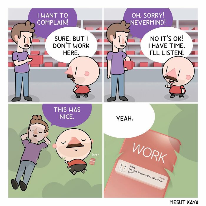 Artist’s 40 New Dark Humor Comics With Unusual Endings