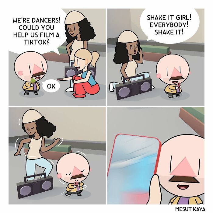 Artist’s 40 New Dark Humor Comics With Unusual Endings