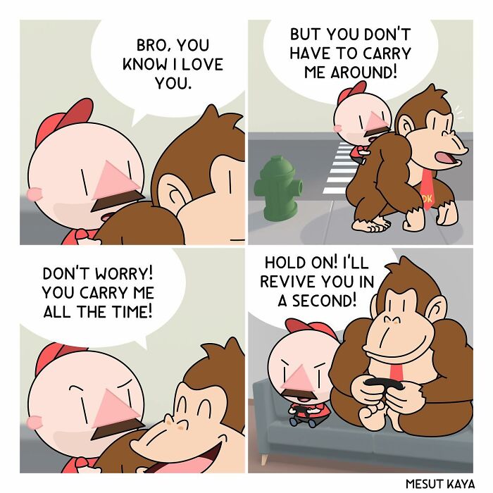 Artist’s 40 New Dark Humor Comics With Unusual Endings