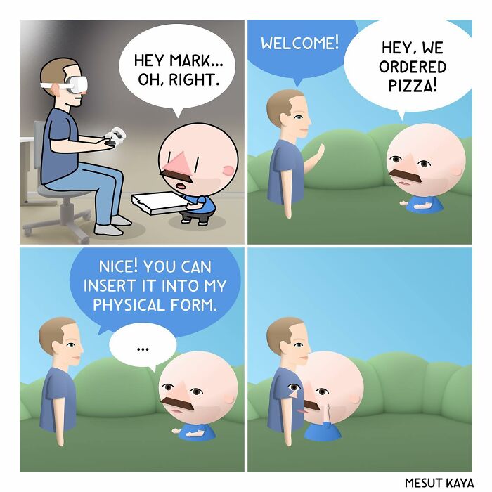 Artist’s 40 New Dark Humor Comics With Unusual Endings