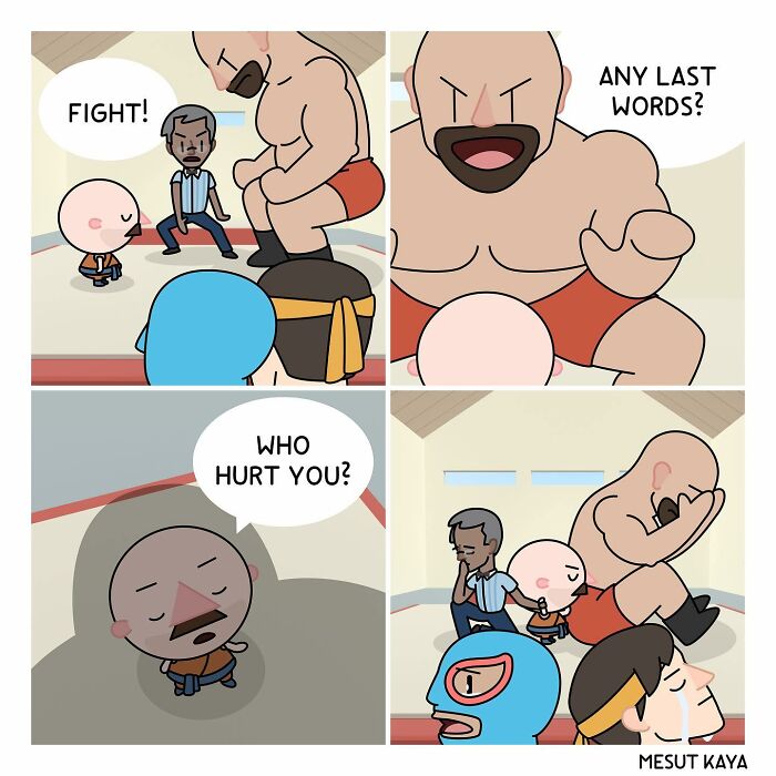 Artist’s 40 New Dark Humor Comics With Unusual Endings