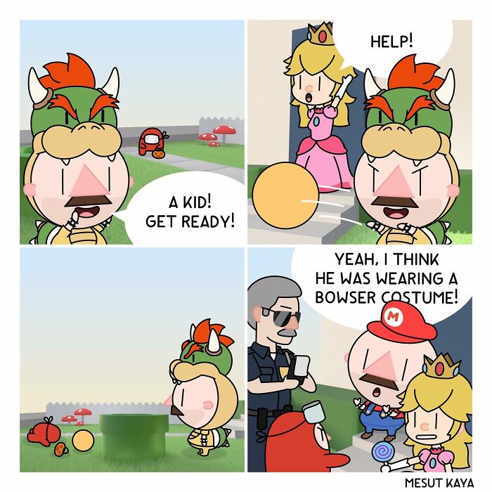 Artist’s 40 New Dark Humor Comics With Unusual Endings