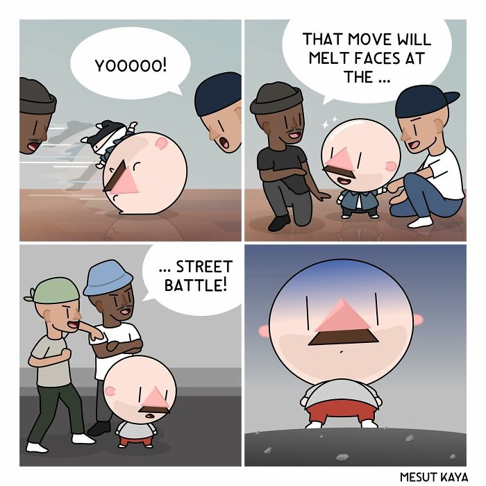 Artist’s 40 New Dark Humor Comics With Unusual Endings