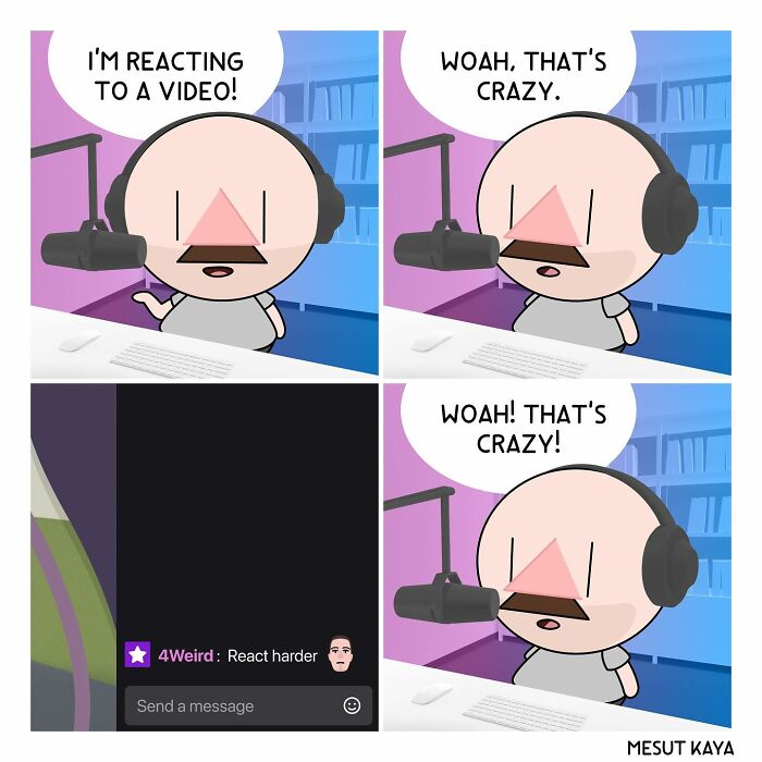 Artist’s 40 New Dark Humor Comics With Unusual Endings