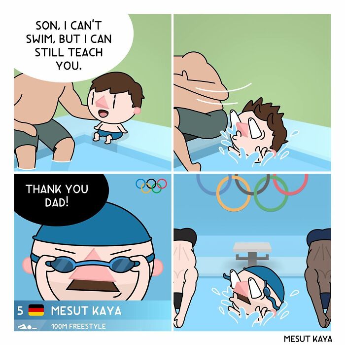 Artist’s 40 New Dark Humor Comics With Unusual Endings