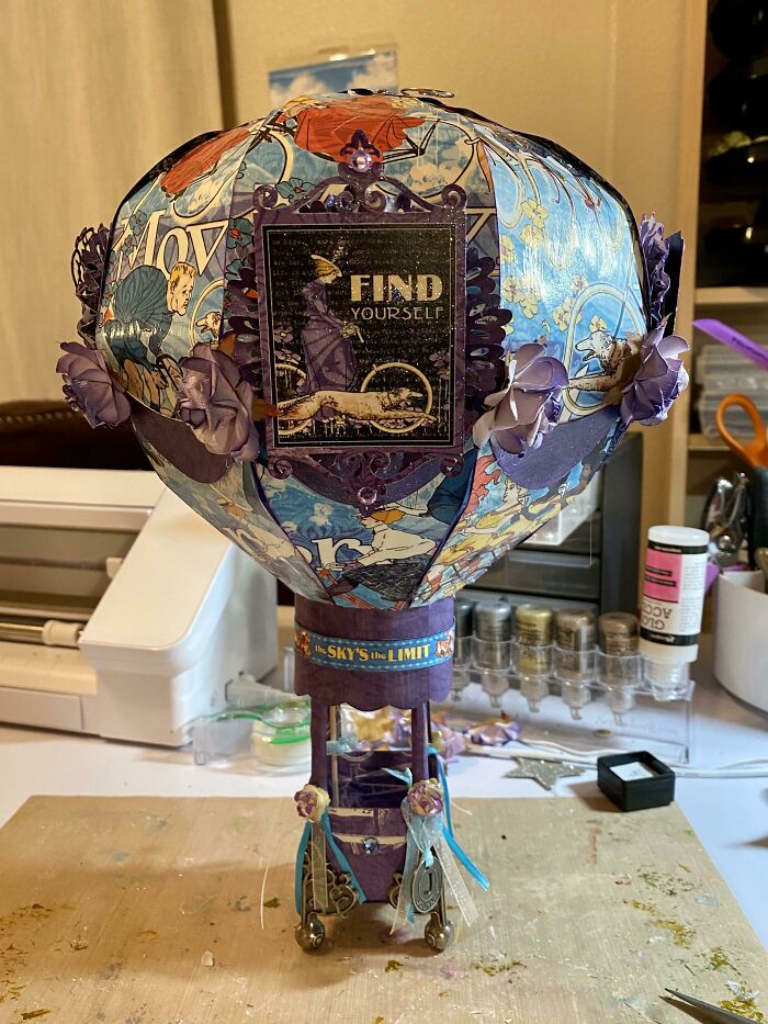 I Make Paper Hot Air Balloons