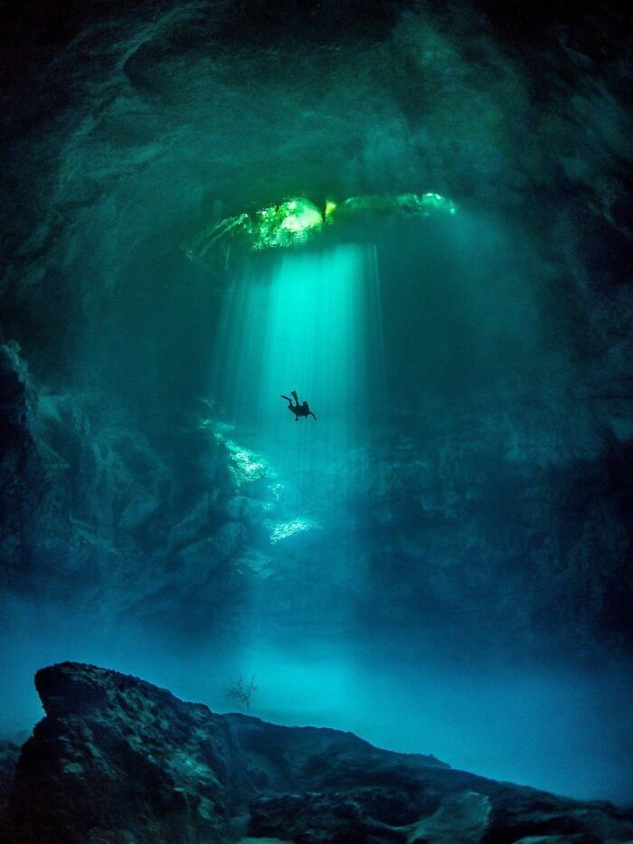 "The Pit" - A Cenote In Tulum Mexico