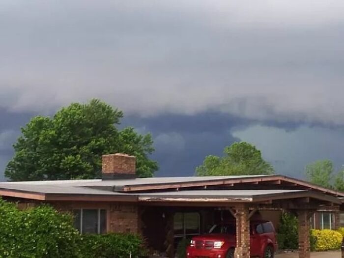 Let’s Not Worry About Lighting, Proper Angles Or Focus, Let’s Have A Close Up Shot Of The Sooty Fireplace And Bean Bags Instead! Bonus Tornado And Indoor Pool!