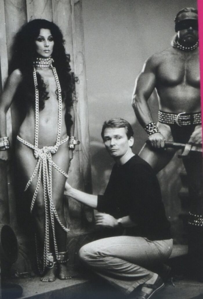 Cher... "Prisoner" Album Cover Photoshoot With Bob Mackie Styling... (Circa 1978)