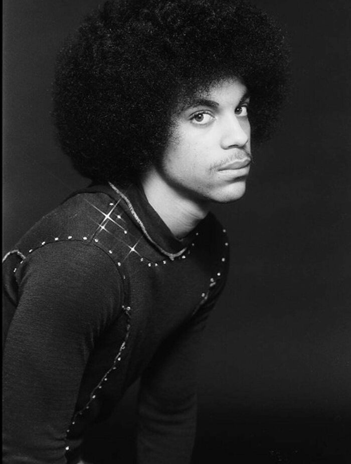 Prince's First Photoshoot, Age 19, 1977