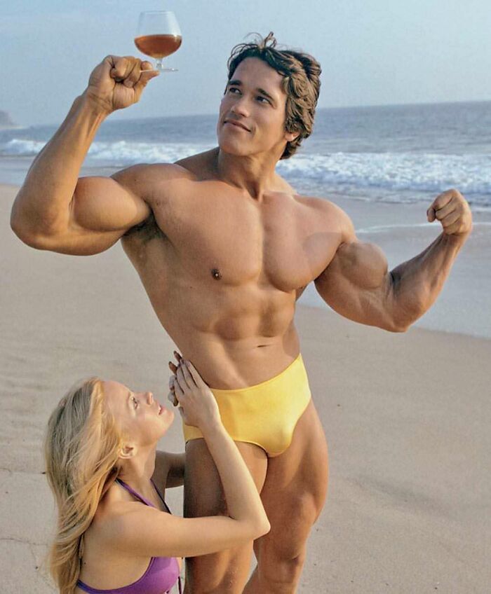 Arnold Schwarzenegger Photoshoot In The 70's