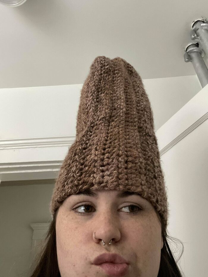 Beanie Freehand Went A Little Awry