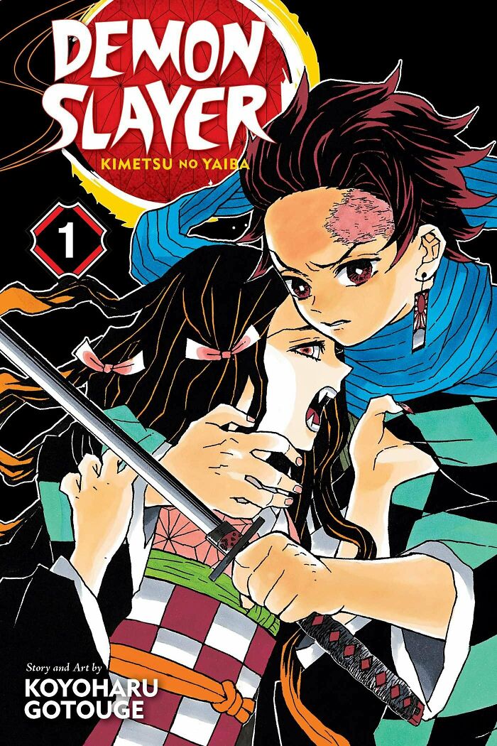 Manga cover for "Demon Slayer: Kimetsu No Yaiba"
