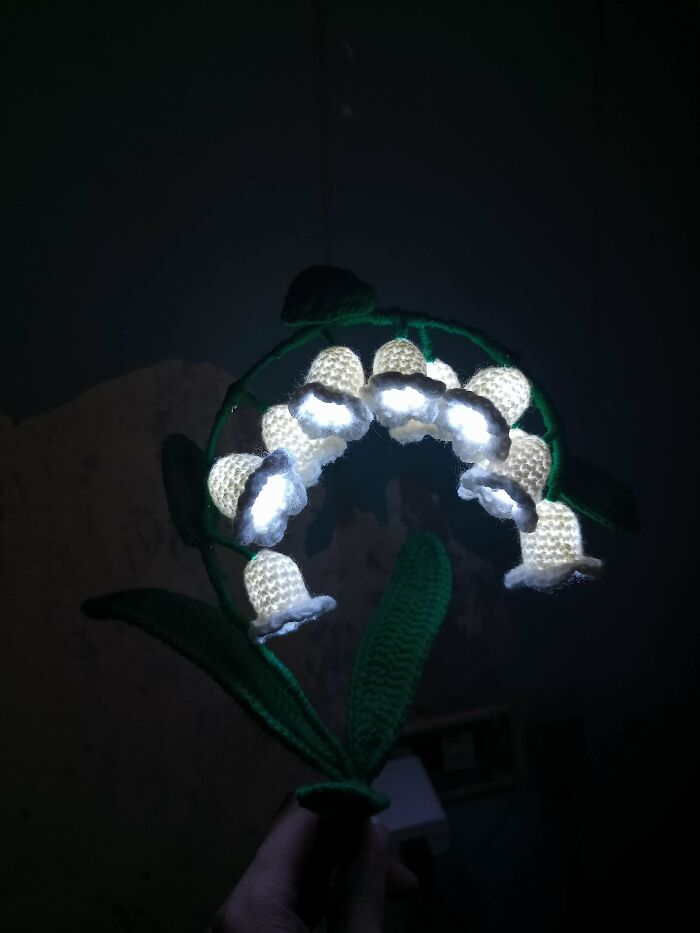 My First Crochet With Light 🥰