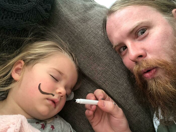 Well, Look Who The First Person To Fall Asleep At The New Years' Party Was