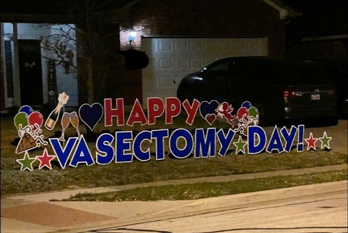 Across The Street From My Parents House... They Were Not Invited To Celebrate