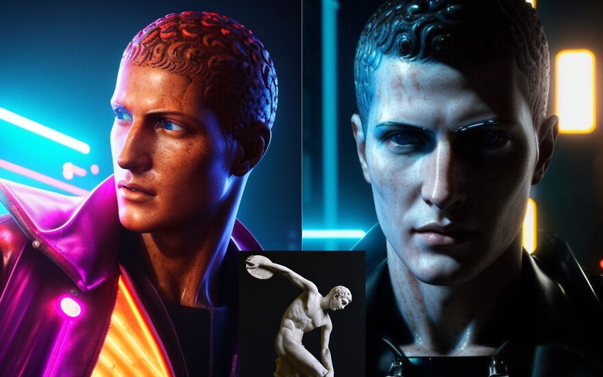 The Discobolus Of Myron In Cyberpunk 2077