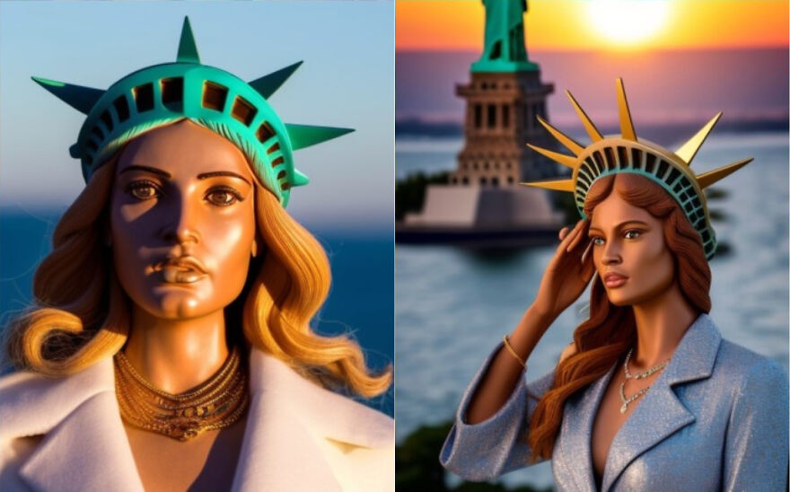 The Statue Of Liberty On Tinder