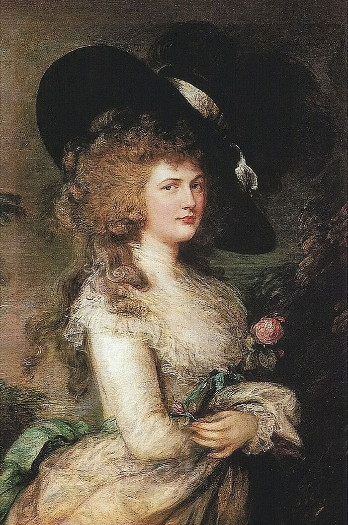 Portrait of Georgiana, Duchess of Devonshire painting by Thomas Gainsborough