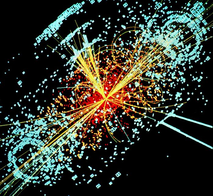 stream colorful light on the black background