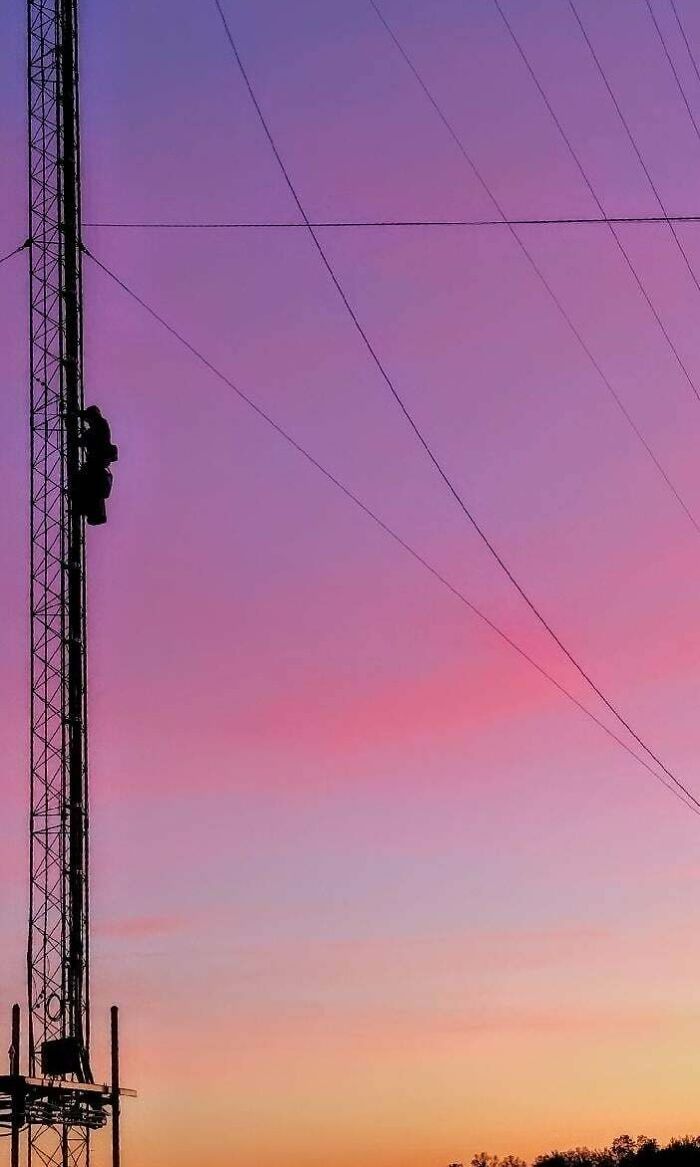 My Work Buddies Sometimes Take Pics Of Me On The Job. My Mom Is Not A Fan