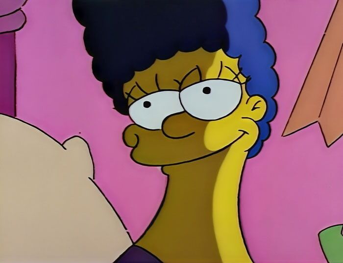 Marge smiling 