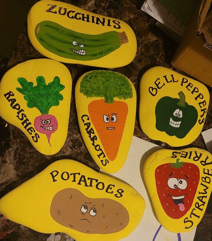 Making Garden Markers With My Daughter