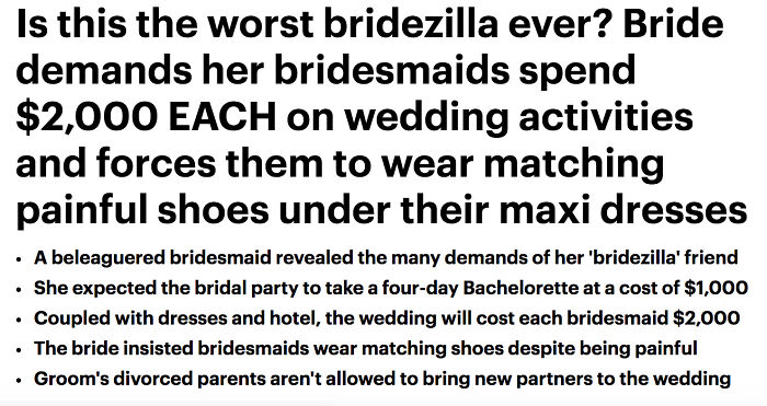 Bridezilla