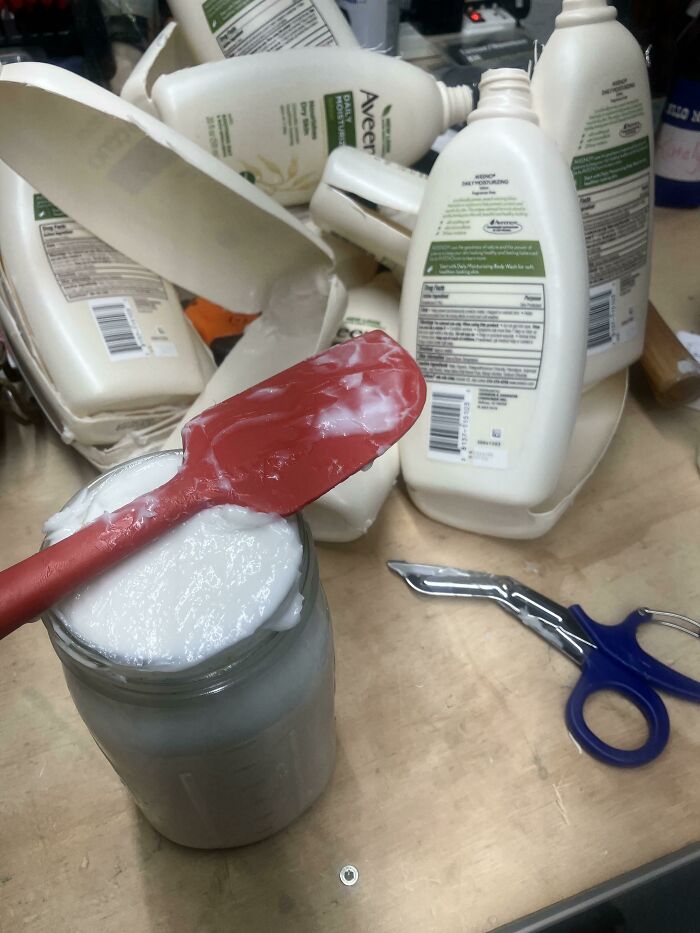 13 “Empty” Lotion Bottles Clam-Shelled Produced 36oz That Would Normally Be Tossed. I Can’t Be The Only One Out There, Right?