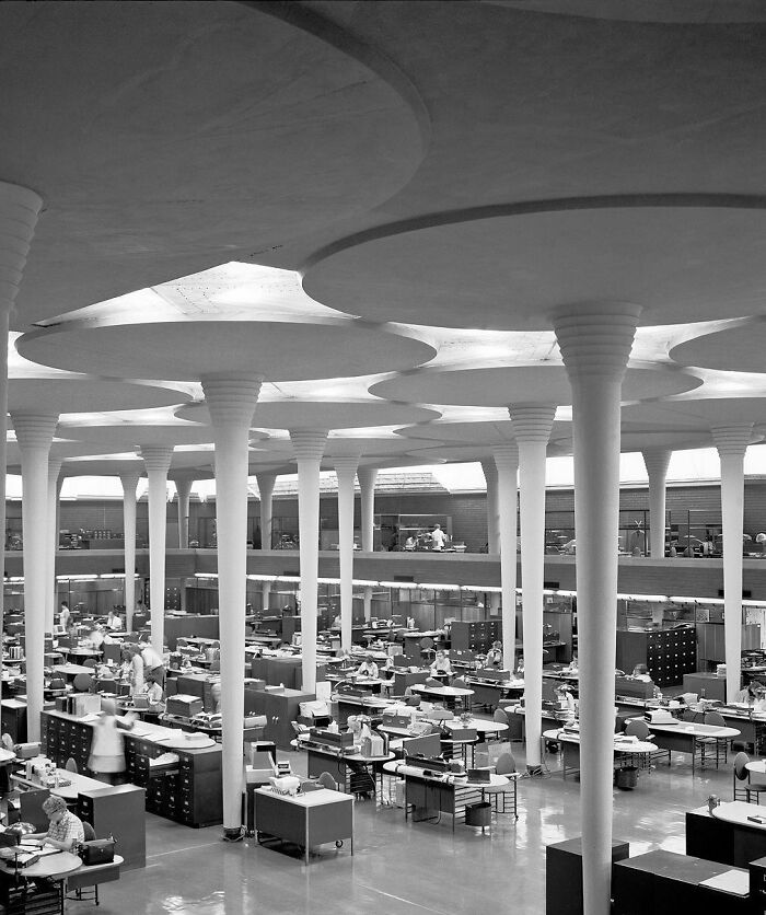 Johnson Wax HQ , Frank Lloyd Wright