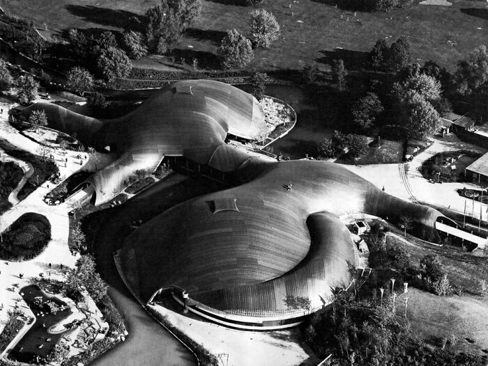 Multihalle (1975) In Mannheim, Germany, By Carlfried Mutschler, Joachim Langner & Frei Otto