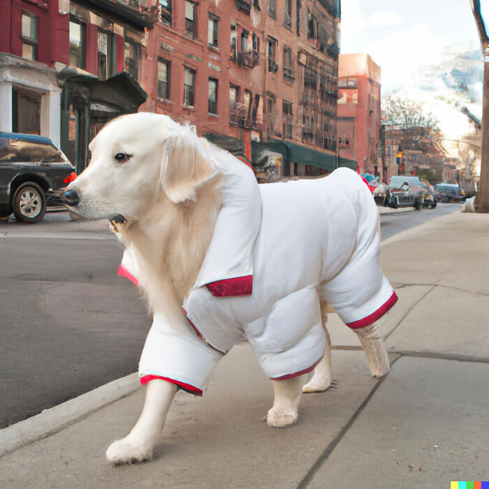 The Pope's Dog, Spotted Earlier Today