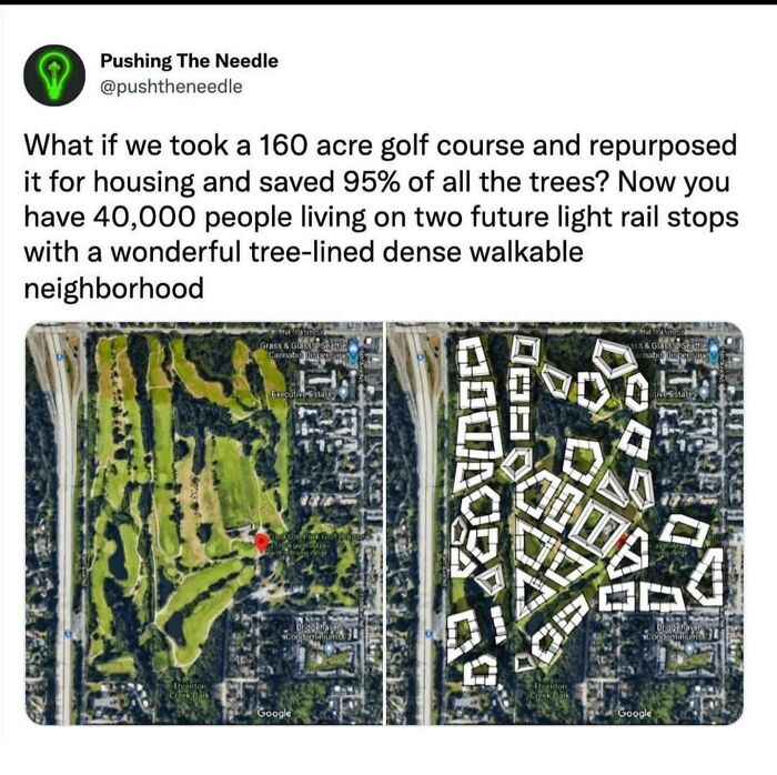 How Things Would Be Different With A Little Bit Of Rezoning And A Land Value Tax