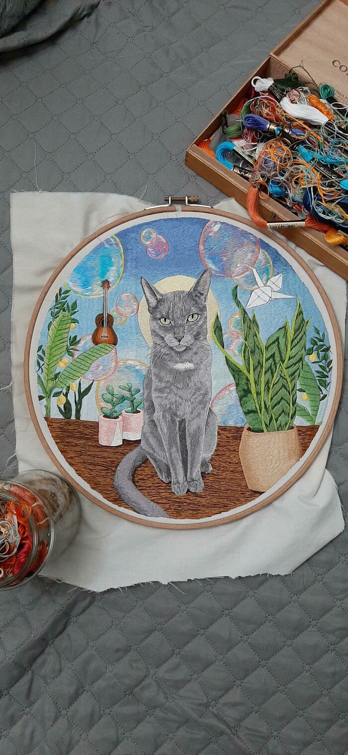 Embroidery Project Finished (988 Days Later)